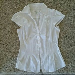 Excellent condition Banana Republic white fitted