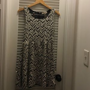 Black and white dress