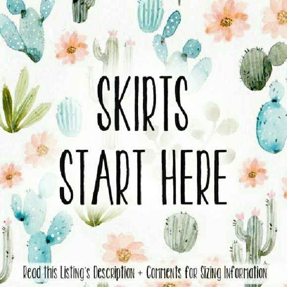 SKIRTS START HERE