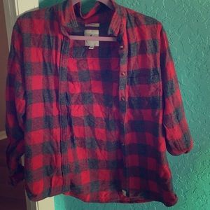 American eagle plaid shirt