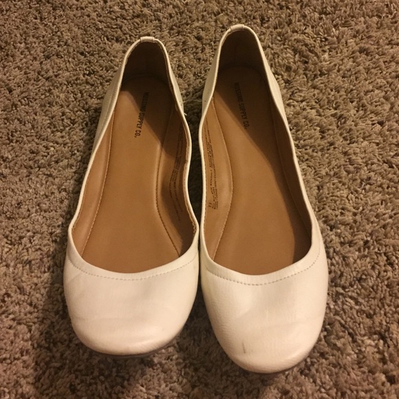 White ballet flats!