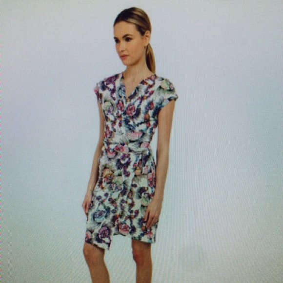 Just Cavalli women's multi-color cap sleeve dress