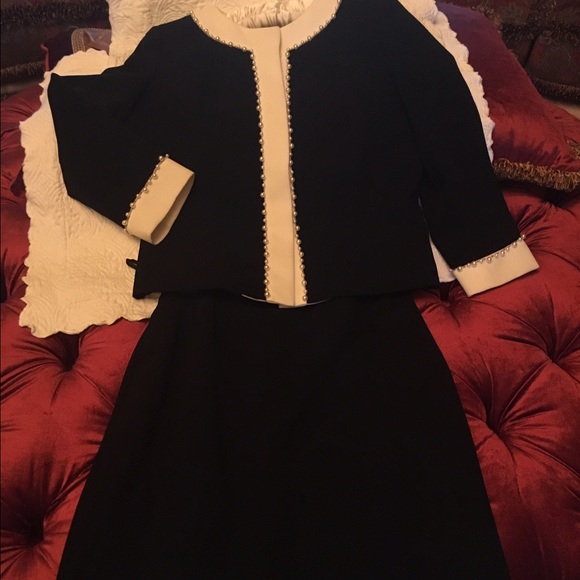 Tahari Suit with Pearls, Absolutely Beautiful