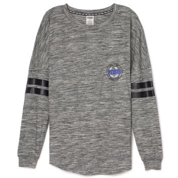 Long sleeve varsity tee