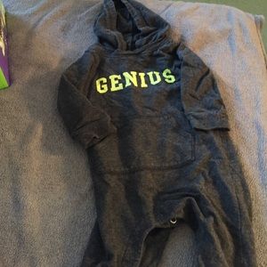 Genius hooded one piece outfit