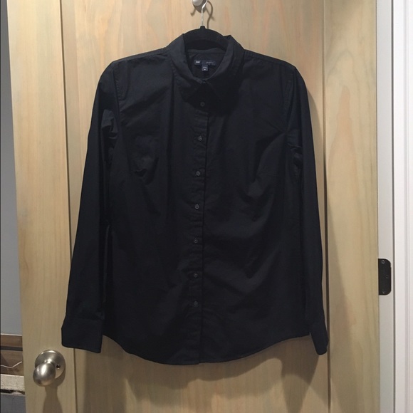 Gap Black Tailored Top