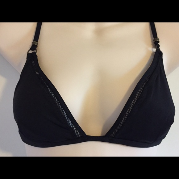 Nanette Lepore black bikini top bralette - Picture 2 of 4