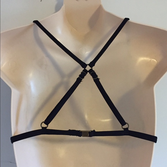 Nanette Lepore black bikini top bralette - Picture 3 of 4