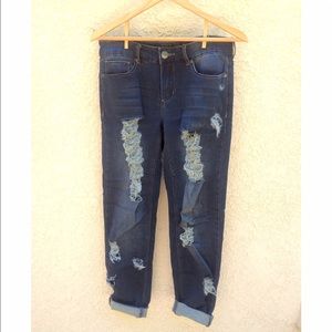 Ripped Boyfriend Jeans