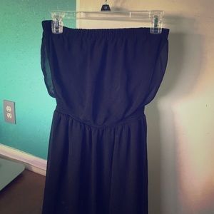 Express black tube top dress