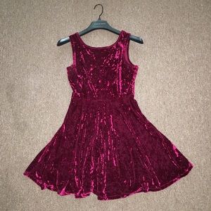 Red Velvet Dress