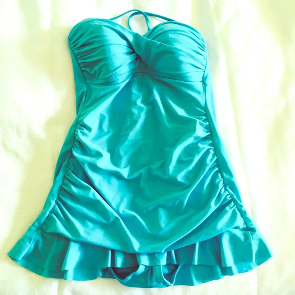 Classic Blue Swim Dress