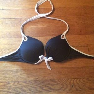 Black and white Victoria's Secret bikini top