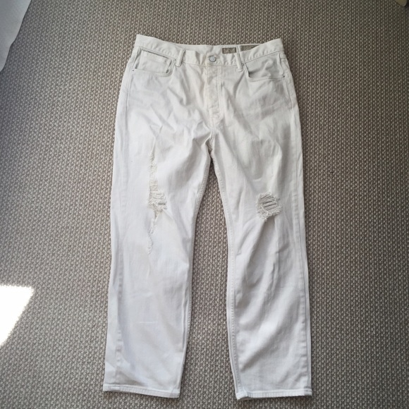all saints white jeans