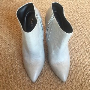 Grey Aldo Booties