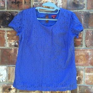 Purple lavender lace T-shirt