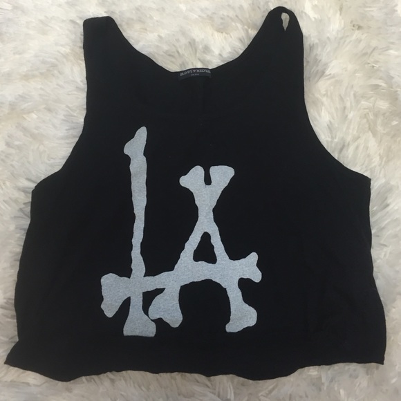 Brandy Melville "LA" crop