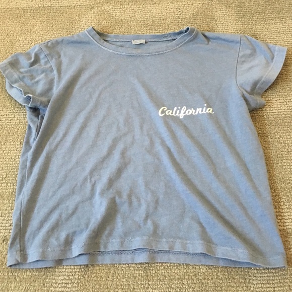 brandy Melville blue California t shirt