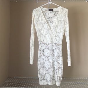 Cream Lace Dress