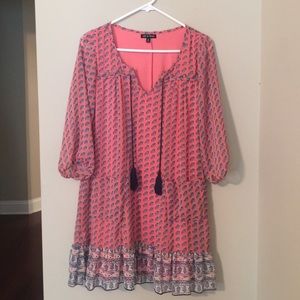 Rayon dress ( salmon colored pink)