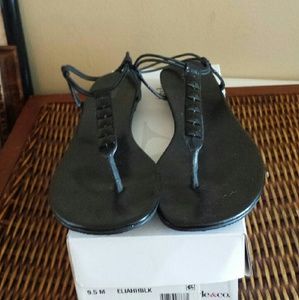 Black  sandals  91/2 M
