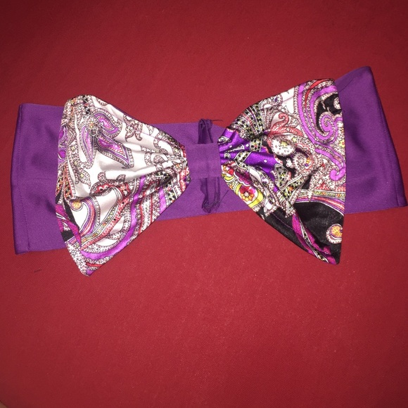 Bow swim suit top
