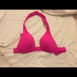 Victoria Secret Push up hot pink halter