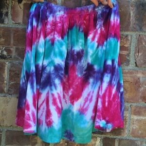 Tie dye skirt
