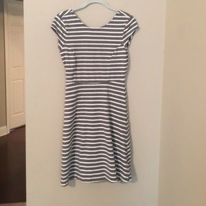 Knit striped dress