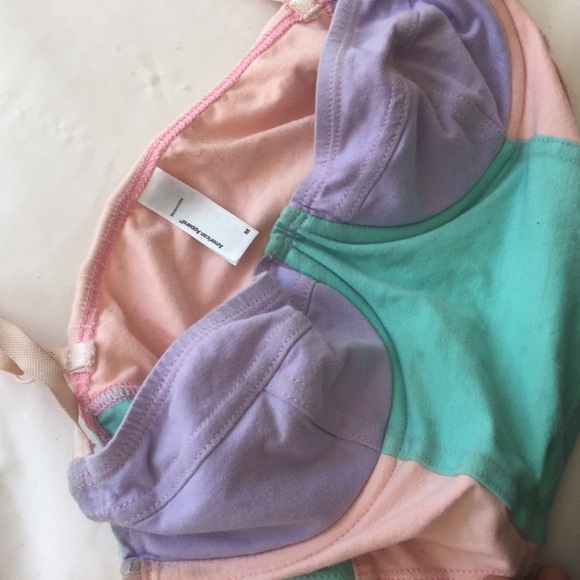 AA pastel crop top bra