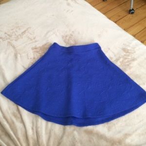 Charlotte Russe - Cobalt Skater Skirt