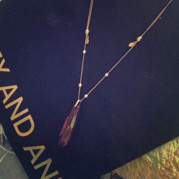 lava gold Swarovski pendant necklace