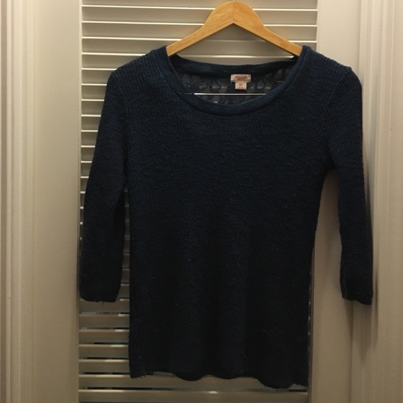 Navy sweater