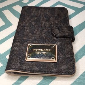 Michael Kors Logo Passport Holder