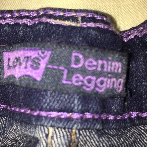 LEVIS Girls Denim Legging - worn once - 12 reg - Picture 3 of 4