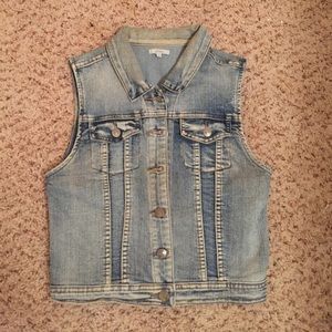 Blue jean vest
