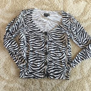 💥SALE! Guess Zebra Print Cardigan