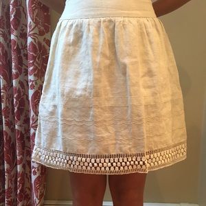 30 PERCENT OFF Skirt from loft. 100 percent linen