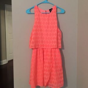 Coral dress