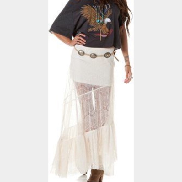 Billabong Dresses & Skirts - Billabong tryst tiered illusion maxi skirt
