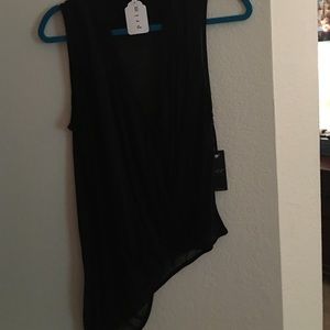 Black casual blouse- Francesca's