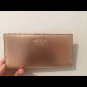 Kate Spade Rose Gold wallet