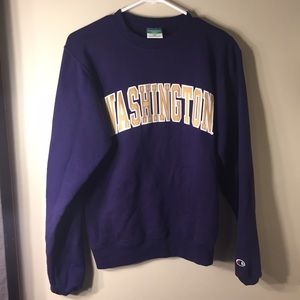 washington huskie crewneck