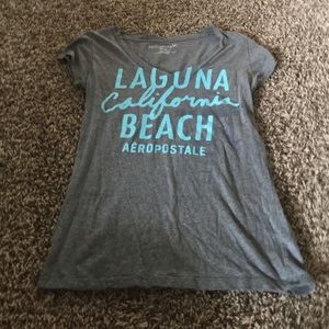 Gray aéropostale tee
