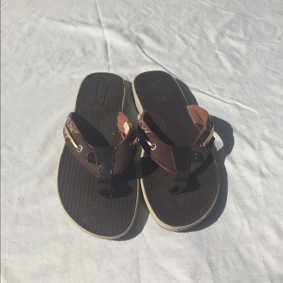 PRICE NEGO-NWOT Sperry Topsider Cheetah Flip Flops