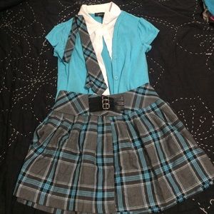 Girls Blouse +Skirt set