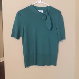 Teal sweater top
