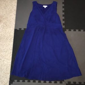 Motherhood maternity dress L royal blue