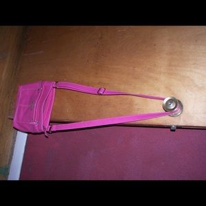 Bright Pink Rosetti Over the Shoulder Bag