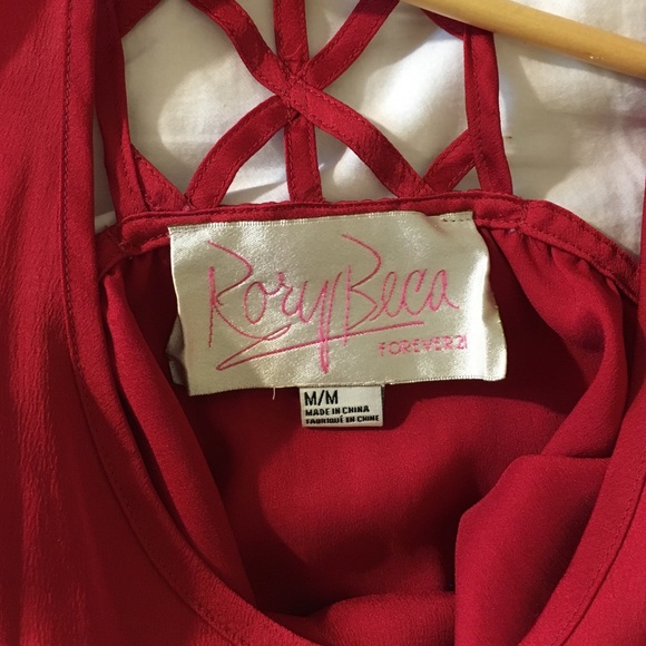 Red dress, holiday dress - Picture 3 of 4